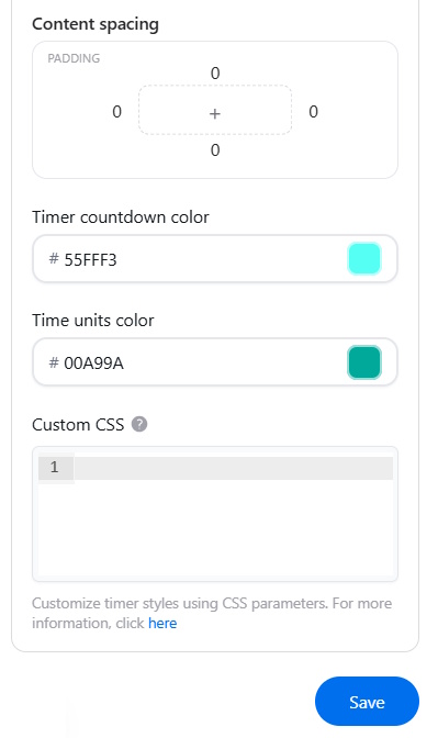 Appearance - other settings