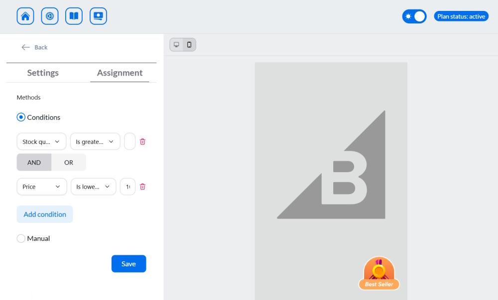 Automatic Product Assignment