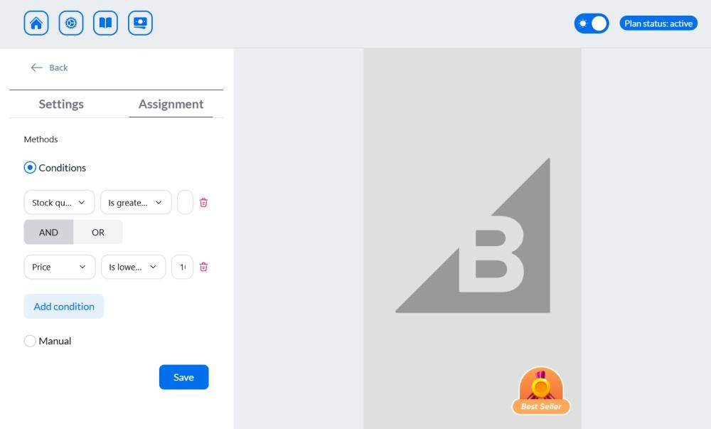 Automatic Product Assignment