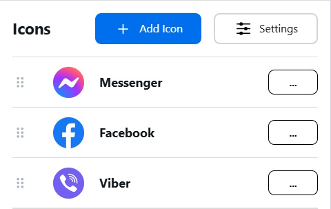 Add social media icon