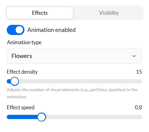 Effects tab