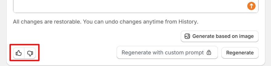 Rate generation results