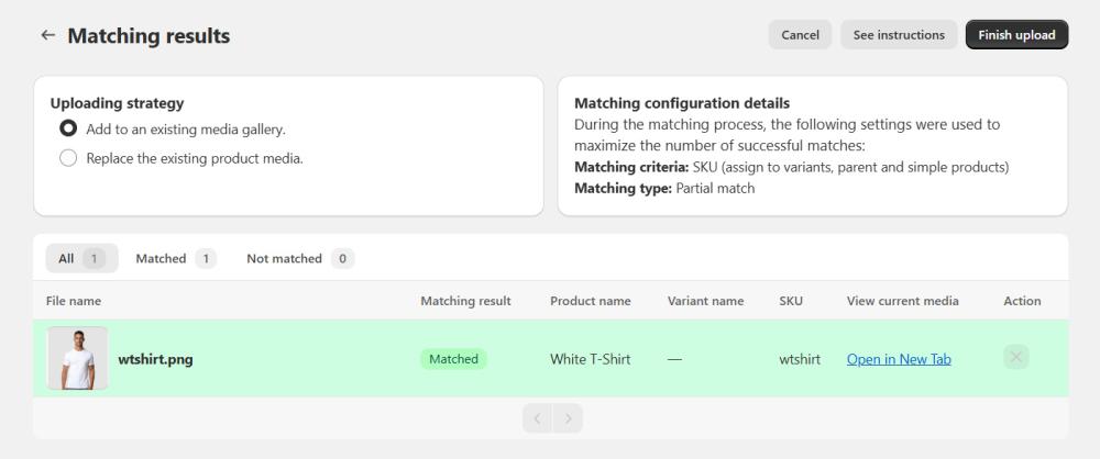Matching results during automatic assignment