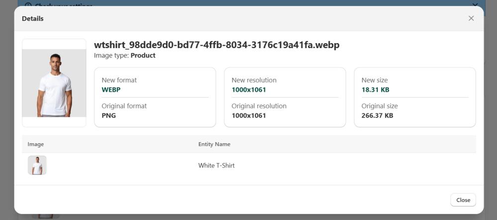 Optimization details